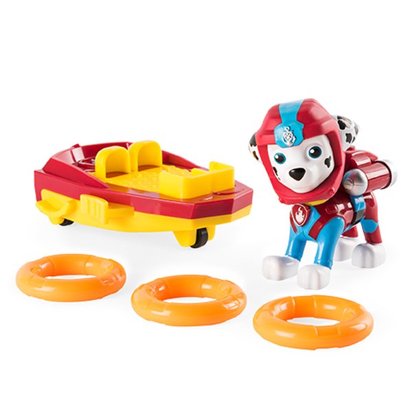 Veículo e Figura Patrulha Canina Sea Patrol Marshall - Sunny