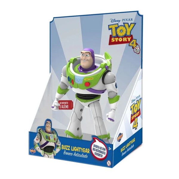 Boneco Articulado Buzz Lightyear Toy Story - Toyng