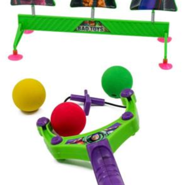 Estilingue Lançador de Bolas Com Alvos Toy Story - Toyng