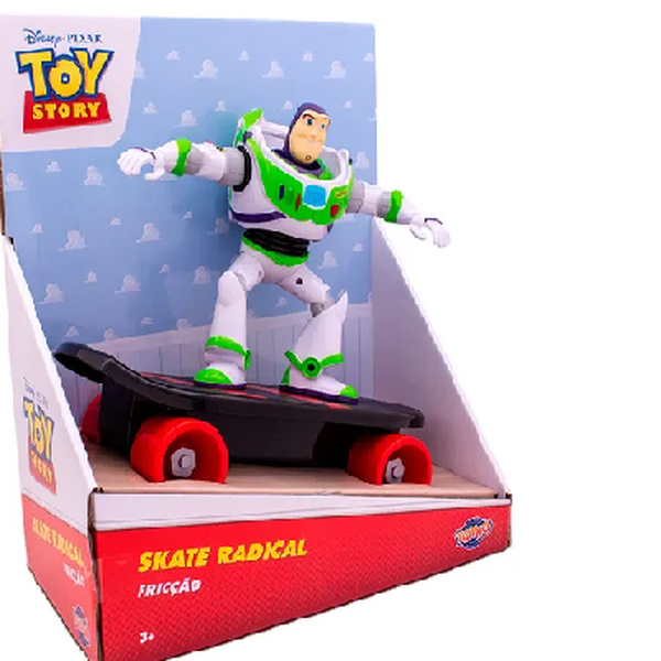 Buzz Lightyear Com Skate A Fricção - Toyng