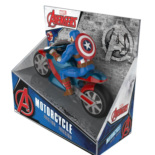 Moto de Fricção Marvel Avengers Capitão América - Toyng