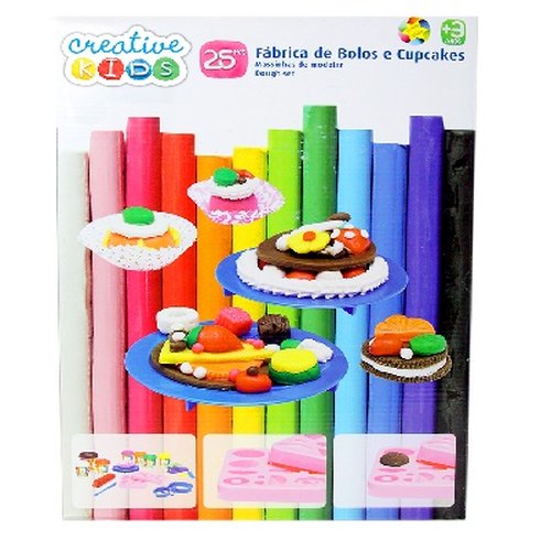 Massinha de Modelar Fábrica de Bolos e Cupcakes- Batiki