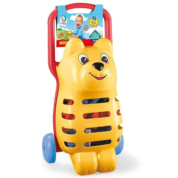 Blocos de Montar Baby Land Ursinho com 15 Blocos - Cardoso