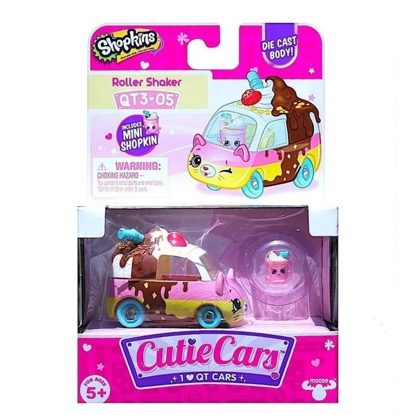Carrinho Miniatura Shopkins Cutie Cars Mari Milk-Shake - DTC