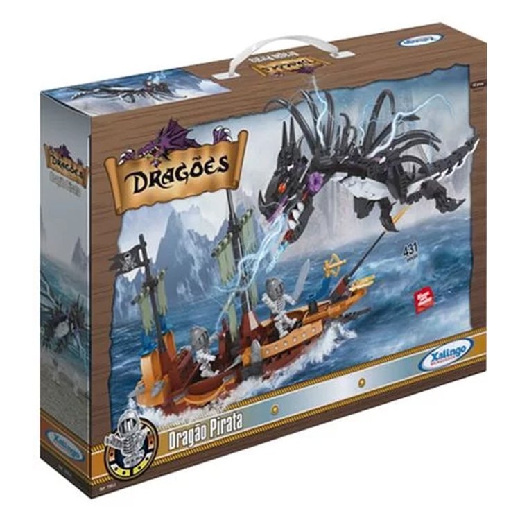 Mandiali e-Shop : Kit Jogos Cavaleiros e Dragoes 37 Peças + Dino