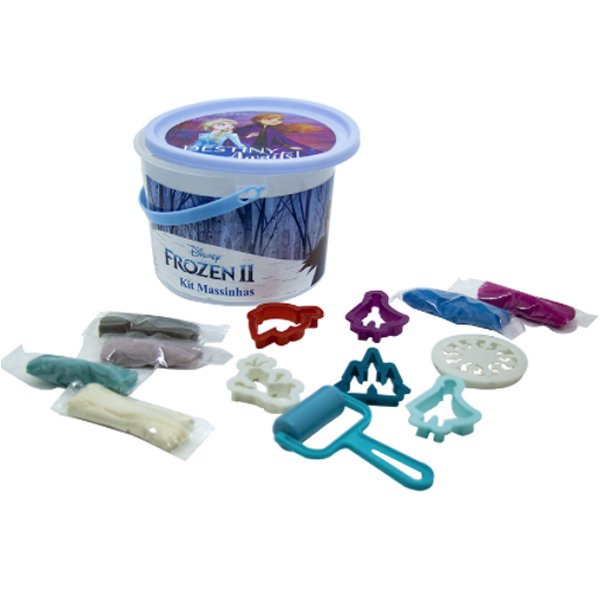 Balde de Massinhas Frozen Disney - ETITOYS
