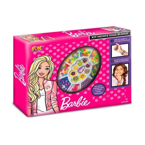 Kit Monte Suas Bijoux Barbie - Fun