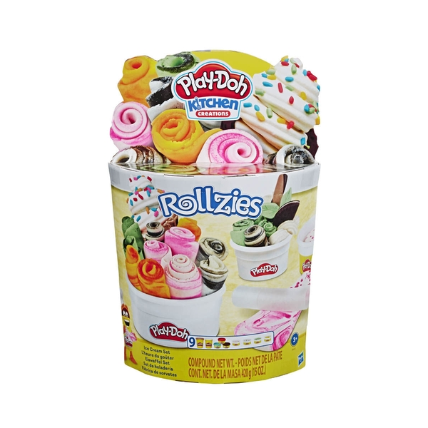 Play Doh Kitchen Fábrica De Sorvetes Rollzies 420g - Hasbro