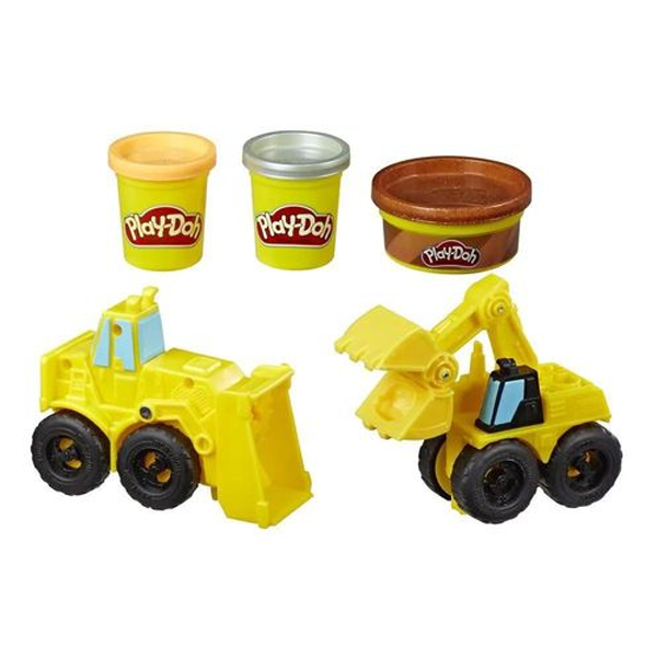 Play-Doh Wheels Escavadeira e Carregadeira - Hasbro