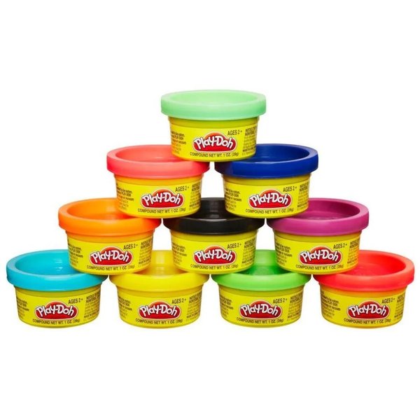 Kit Massinha Play-Doh com 10 Mini Potes - Hasbro