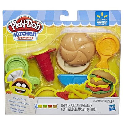 Conjunto de Massinha Play-Doh Hambúrgueres Divertidos -Hasbro
