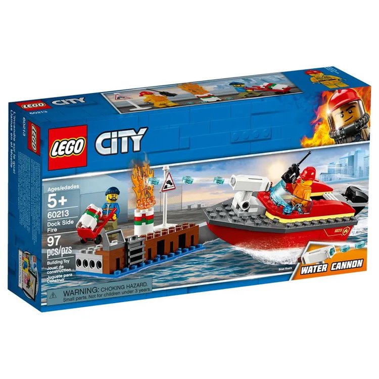 Blocos de Montar City Incêndio na Doca - Lego