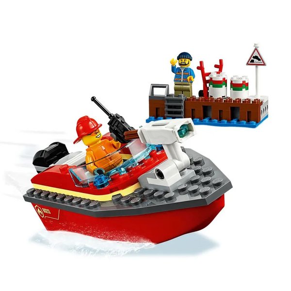 Blocos de Montar City Incêndio na Doca - Lego