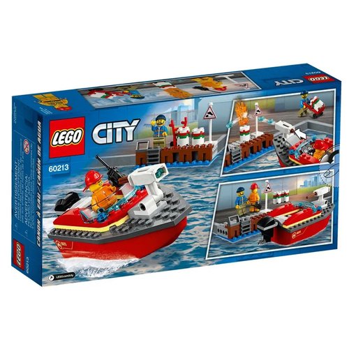 Blocos de Montar City Incêndio na Doca - Lego