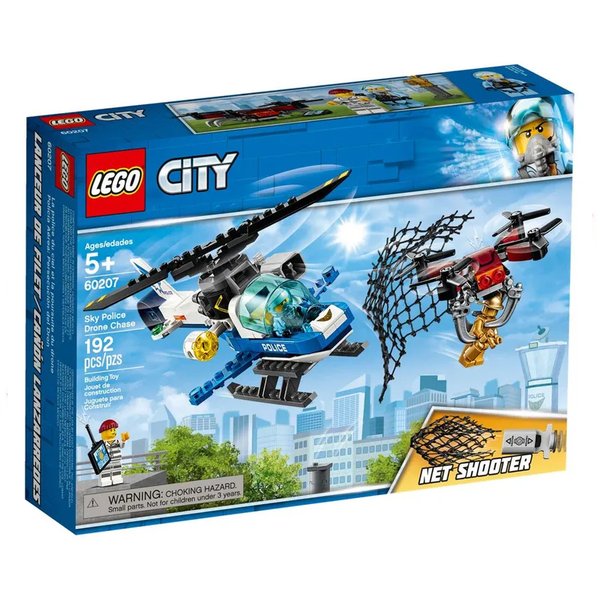 Blocos de Montar City Polícia Aérea Perseguição d Drone-Lego