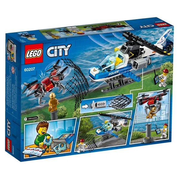 Blocos de Montar City Polícia Aérea Perseguição d Drone-Lego