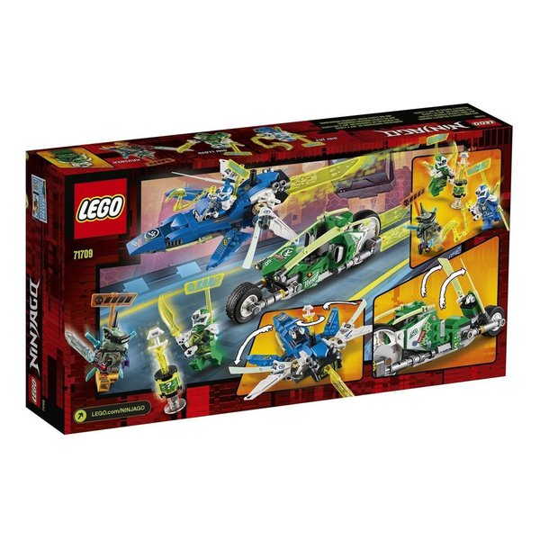 Blocos Montar Ninjago Veículos Corrida do Jay e Lloyd-Lego