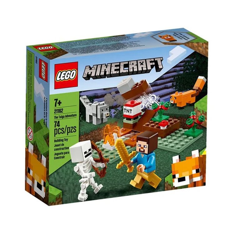 Blocos de Montar Minecraft A Aventura em Taiga - Lego