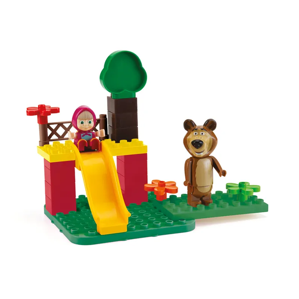 Blocos De Montar Parque Com Jardim Masha E O Urso - Monte Líbano