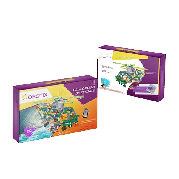 Brinquedo Helicóptero de Resgate de Montar - Robotix
