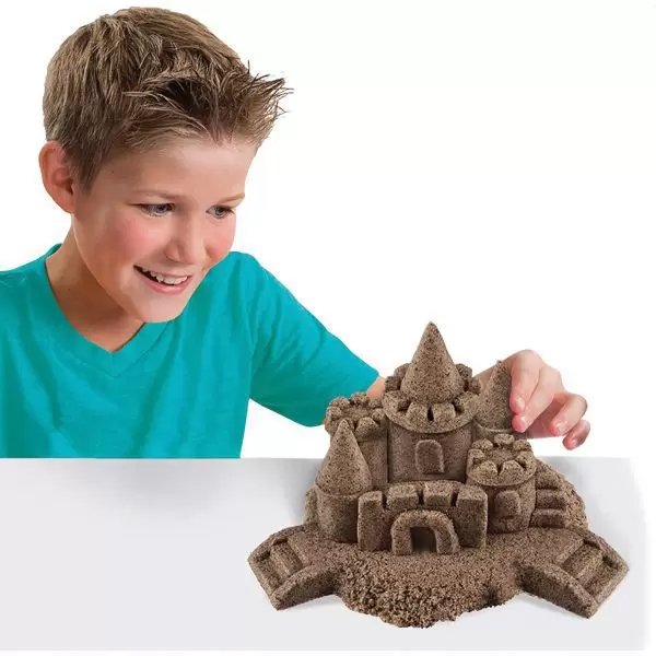 Areia De Modelar Kinetic Sand Massa Areia Marrom - Sunny