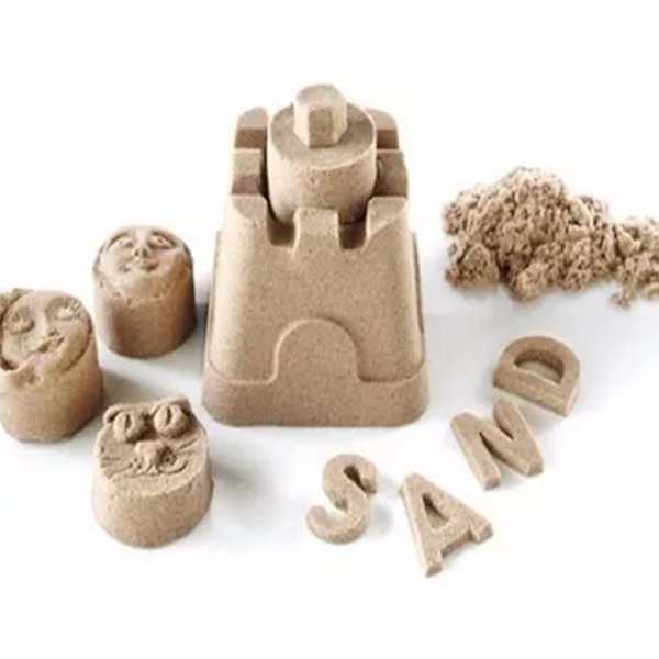 Areia De Modelar Kinetic Sand Massa Areia Marrom - Sunny