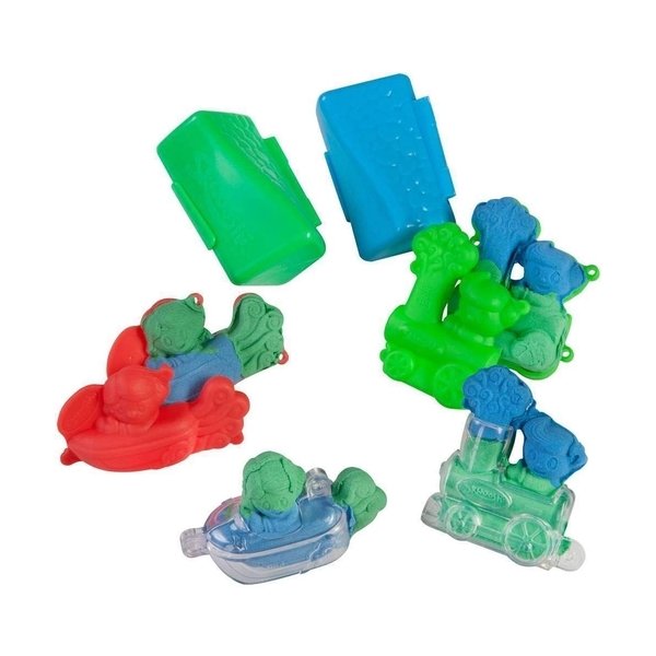 Massinha Skwooshi Playset de Ação Barco e Trem - Sunny