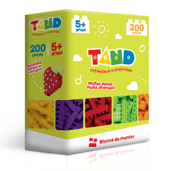 Blocos de Montar Tand 200 Peças - Toyster
