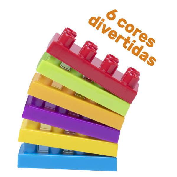 Blocos de Montar Baú 120 Peças Tand Kids - Toyster