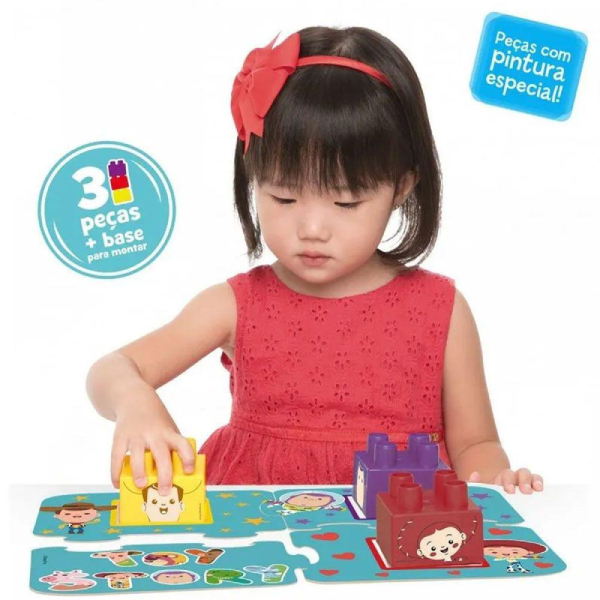 Blocos de Montar Tand Kids Disney Baby Aprendendo as Cores - Toyster