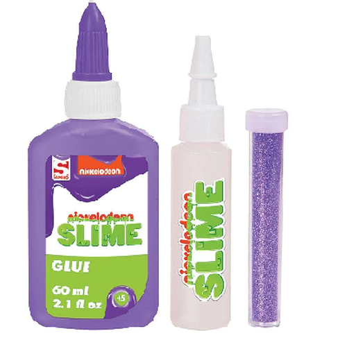 Slime Nickelodeon Kit Cola Colorida+Ativador+Glitter - Toyng