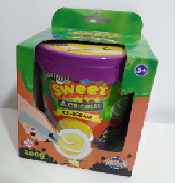 Geleca Slimy Sorvete com Aroma Baunilha - Toyng