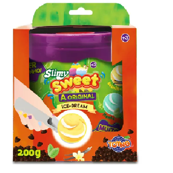 Geleca Slimy Sorvete com Aroma Morango - Toyng