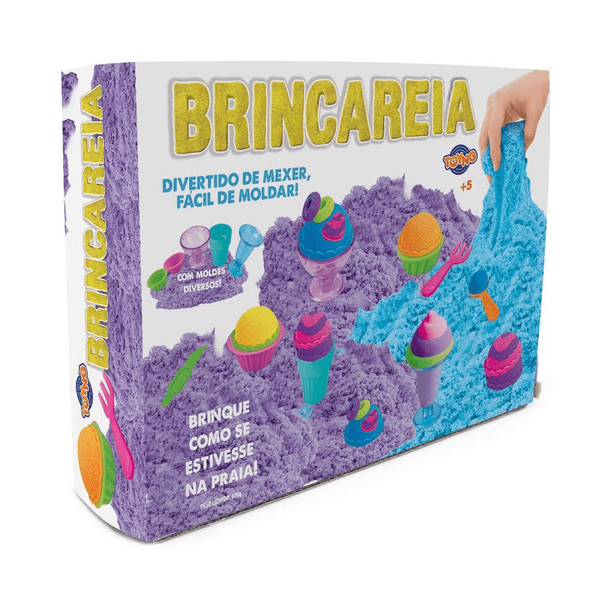 Brincareia Areia de Modelar - Toyng