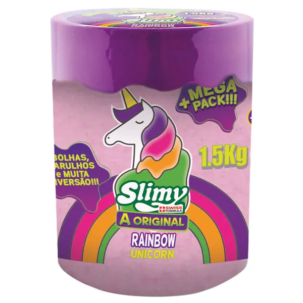 Geleca Slimy Arco Íris - Toyng - Roxa