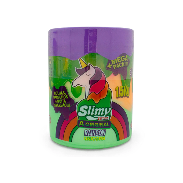 Geleca Slimy Arco Íris - Toyng - Laranja