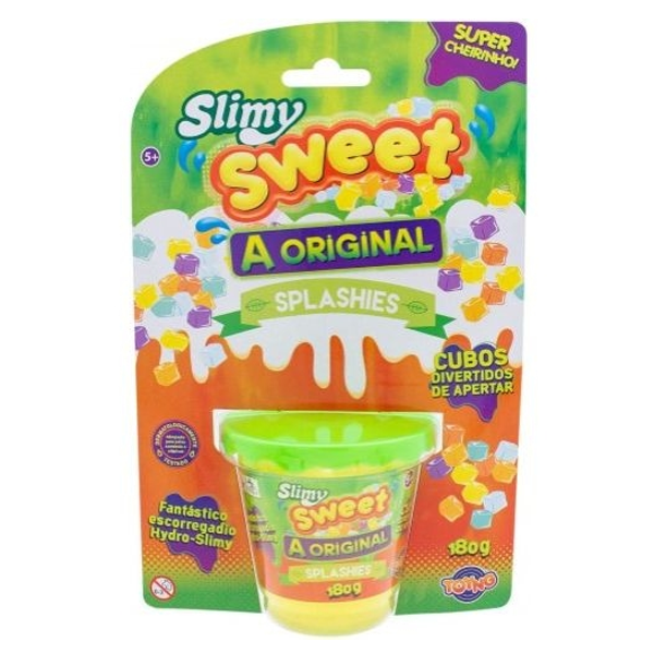 Geleca Slimy Splashies - Toyng - Amarelo