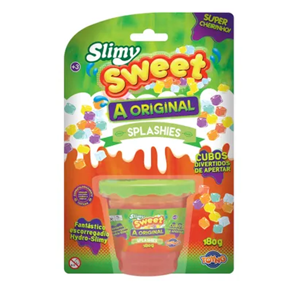Geleca Slimy Splashies - Toyng - Vermelho