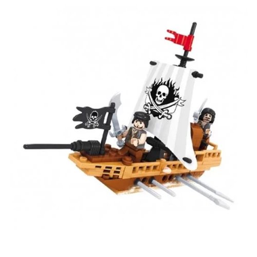 Blocos de Montar Piratas Navio de Batalha 100 Peças - Xalingo
