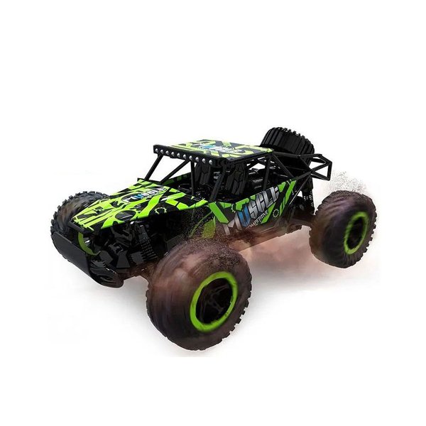 Carro com 7 Funções e Controle Remoto 1:16 Extreme - Art Brink - Verde