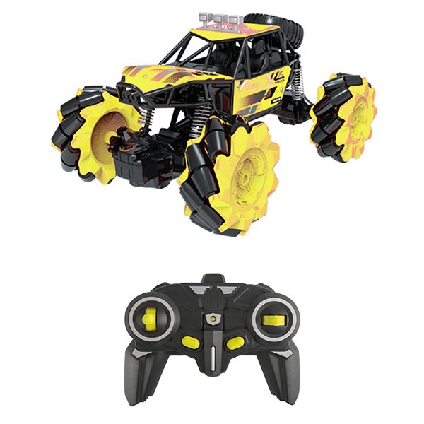Carro com Controle Remoto Multi Função Twist - Art Brink - Amarelo