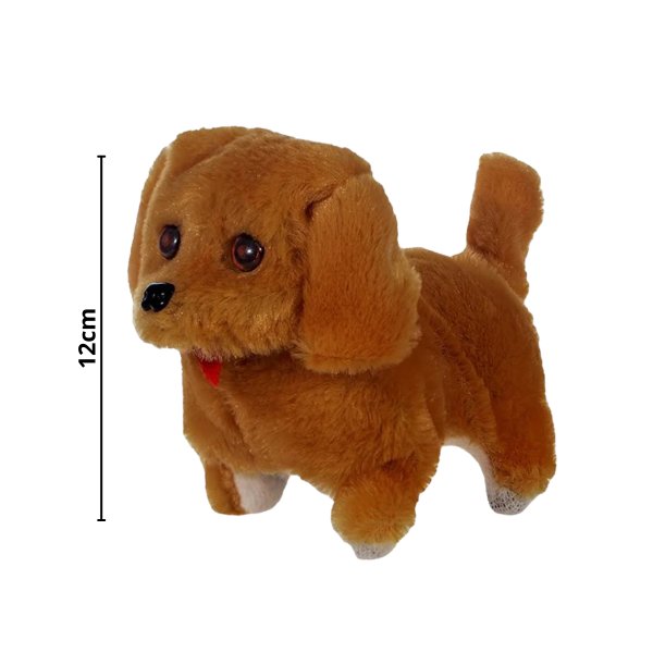 Cachorrinho de Pelúcia Dog Toy Late e Anda - Art Brink