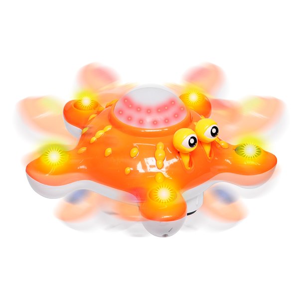 Estrela Lalá Bate e Volta Musical - DM Toys - Laranja