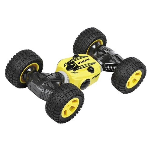 Carro Controle Remoto Viper 4x4 Recarregável - DM Toys - Amarelo
