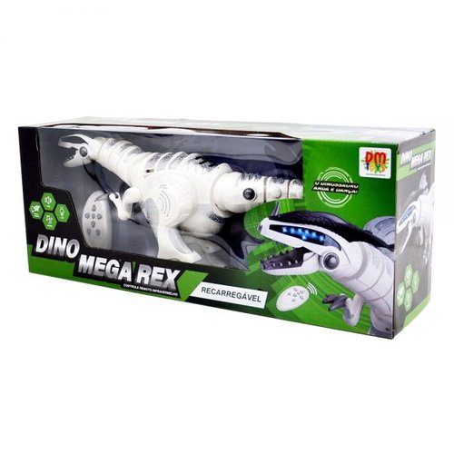 Dino Mega Rex de Controle Remoto - DM Toys