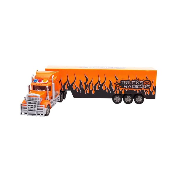 Caminhão Trucks Radicais com Controle Remoto - Unik - Laranja