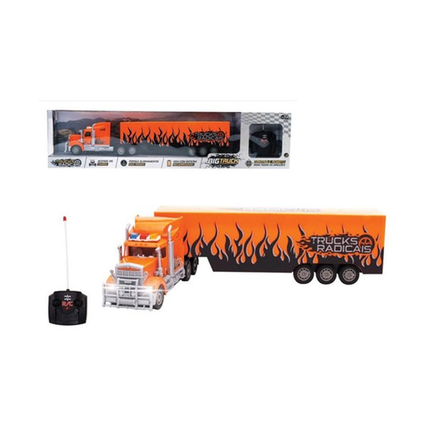 Caminhão Trucks Radicais com Controle Remoto - Unik - Laranja