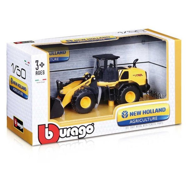 Brinquedo Trator Carregadeira New Holland 1/50 - Burago