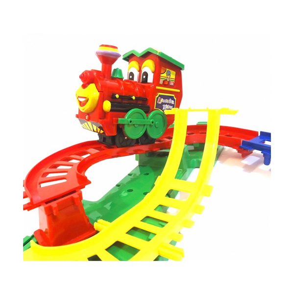 Locomotiva Maluca Trenzinho Infantil 20 Peças - Braskit