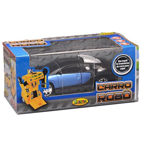 Carro Robô Sport - Coloria - Azul